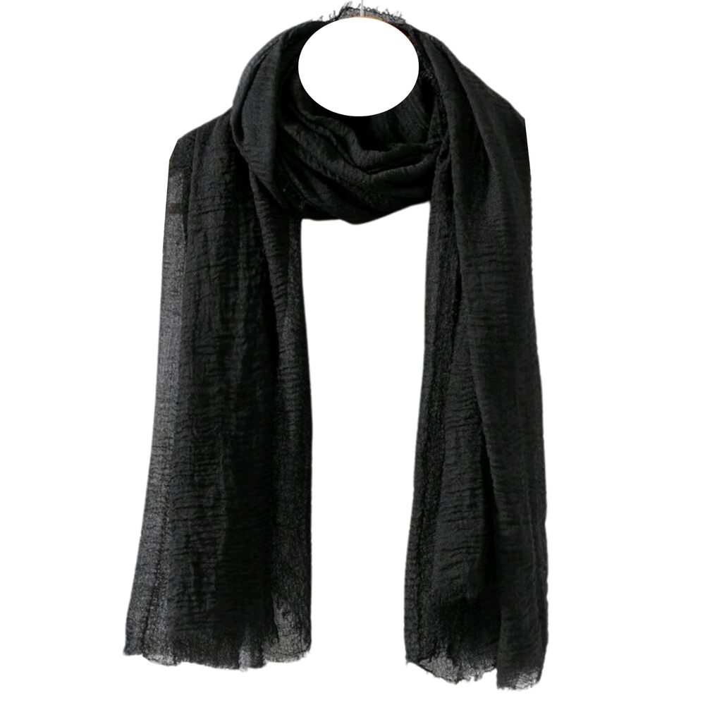 3718 Cotton Scarf For Women Lightweight, Shawl Wraps Soft